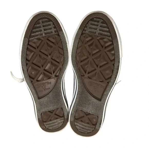 Converse Glitter Custom Chuck Taylor All Star By You high top silver size 7 - Picture 7 of 10